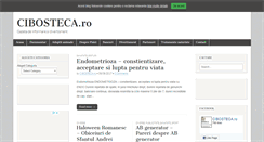 Desktop Screenshot of cibosteca.ro